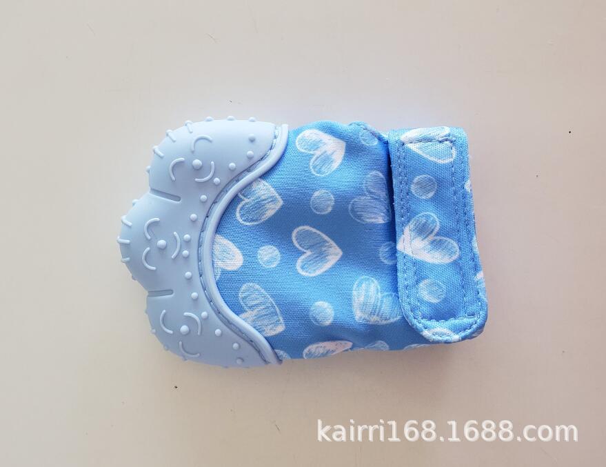 Amazon Hot Products Baby Silicone Teether Gloves Baby Cartoon Molar Children Silicone Toys Baby Products