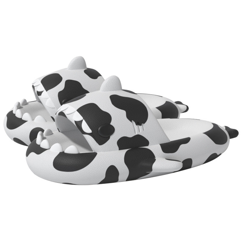 Cross-border cow shark sandals and slippers for men at home