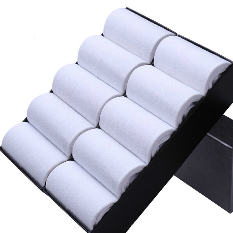 Individually packed socks men autumn and winter solid color men's cotton socks men's socks wholesale sports long tube socks men