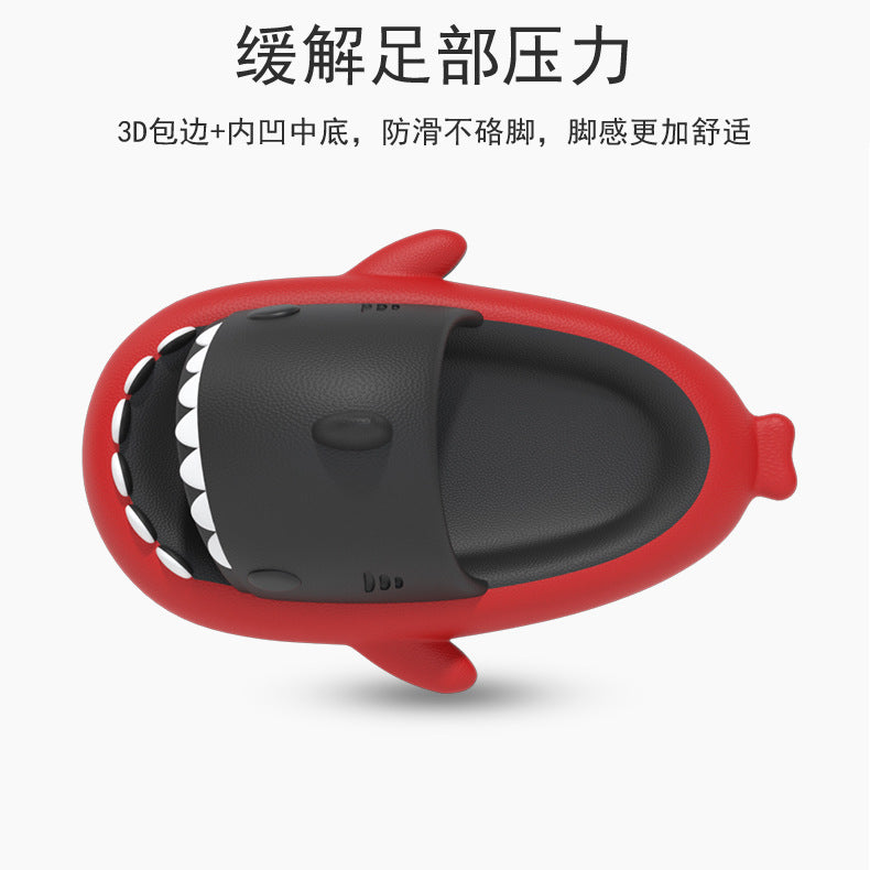 Cross-border cow shark sandals and slippers for men at home