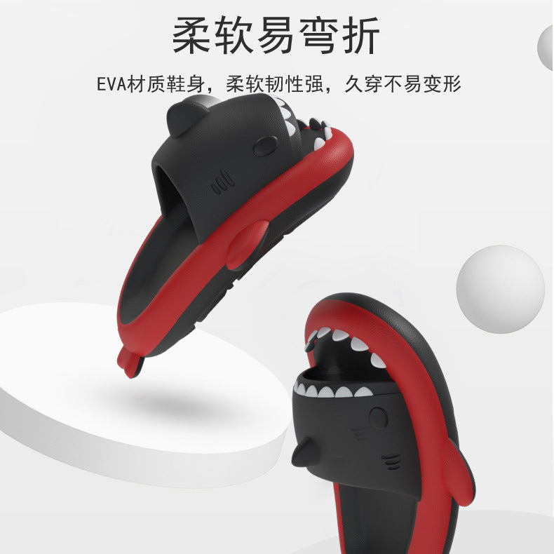 Cross-border cow shark sandals and slippers for men at home