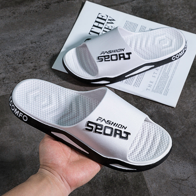 Men's sandals and slippers for men in summer, wear-resistant, soft-soled, non-slip and deodorizing, large-size slippers for men in summer and home use