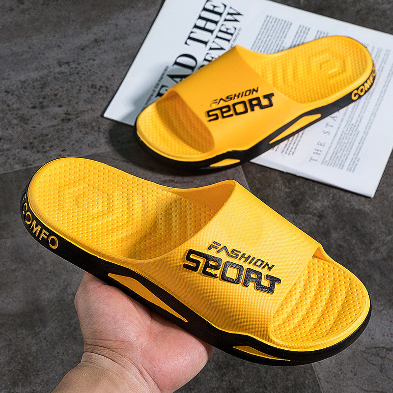 Men's sandals and slippers for men in summer, wear-resistant, soft-soled, non-slip and deodorizing, large-size slippers for men in summer and home use