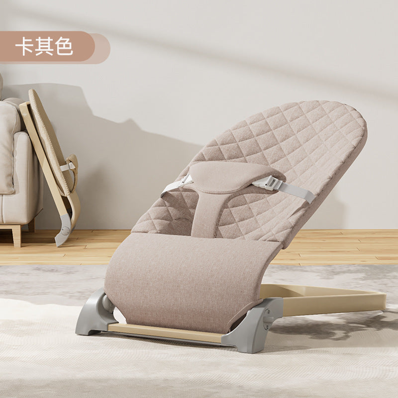 Baby rocking chair rocking chair cradle boys and girls baby soothing recliner newborn baby coaxing artifact children lying down artifact