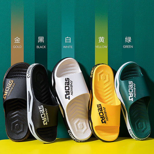 Men's sandals and slippers for men in summer, wear-resistant, soft-soled, non-slip and deodorizing, large-size slippers for men in summer and home use