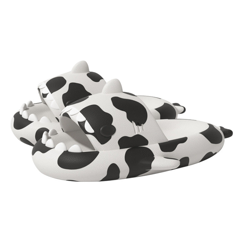 Cross-border cow shark sandals and slippers for men at home