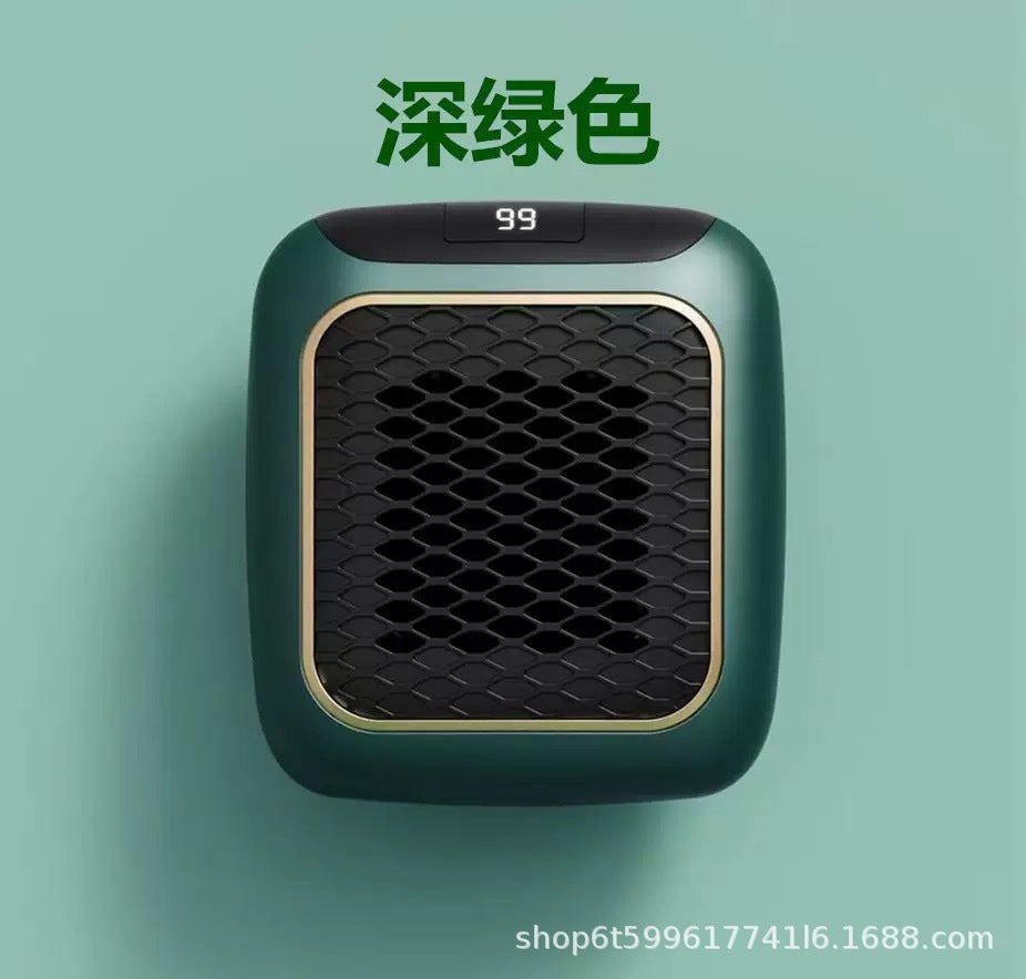 Cross-border mini electric heater, small household heater, wall-mounted dormitory heating device, ceramic electric heater, hot air blower